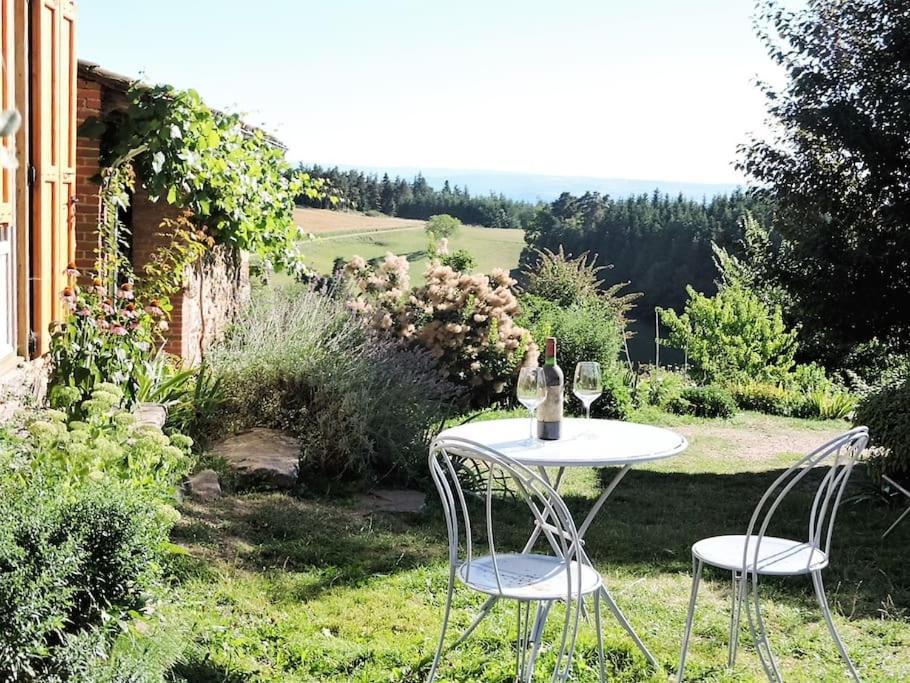 Eco-Gite Cottage Panoramique, Terrasses, Baby Foot, 150 M2 Renove Et Agrandi En 2024, Activites Proposees Champagnac-le-Vieux Luaran gambar